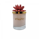 Candela Profumata con Riccio Rosa Pienne Design